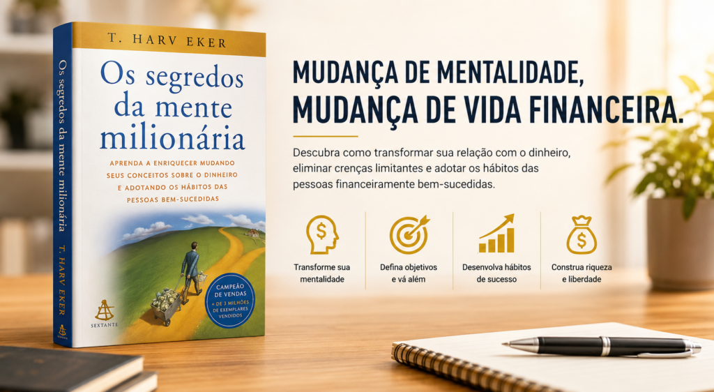 Imagem mostrando o livro os segredos da mente milionária