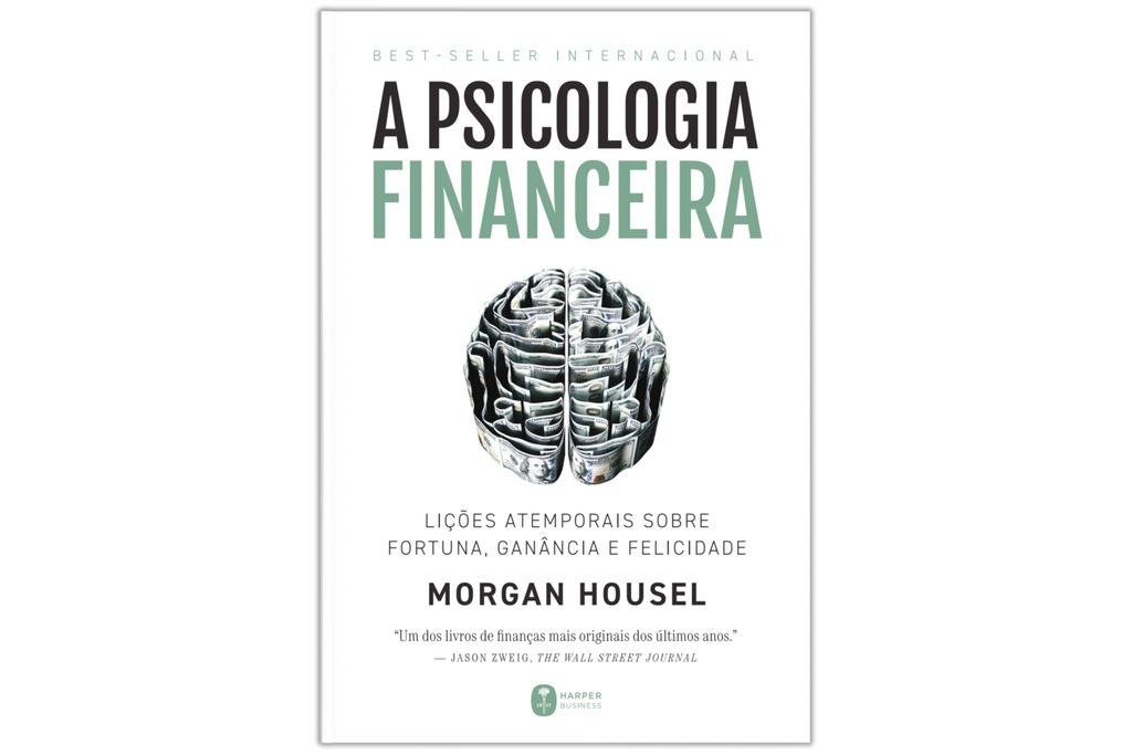 Ilustração da capa do livro a psicologia financeira