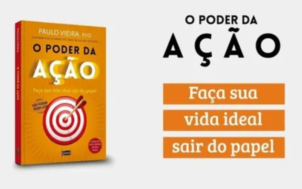 Ilustração da capa do livro o poder da ação